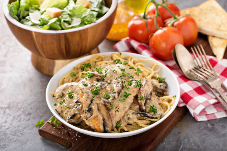Chicken Marsala with Pasta Recipe